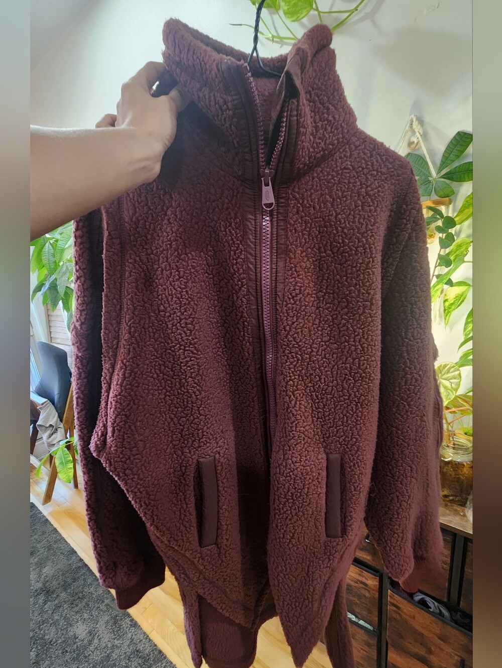 Free People Movement Long Fleece Jacket - Cozy Oversized Fit - We The Free